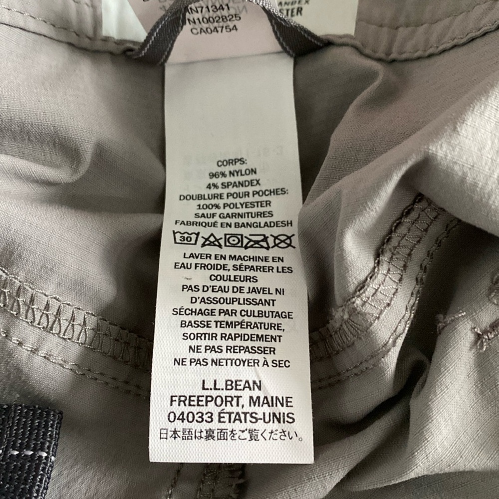 L.L. Bean Men’s Tropicwear Zip Off Leg Pants - Size XL with 32” Inseam - Picture 8 of 12